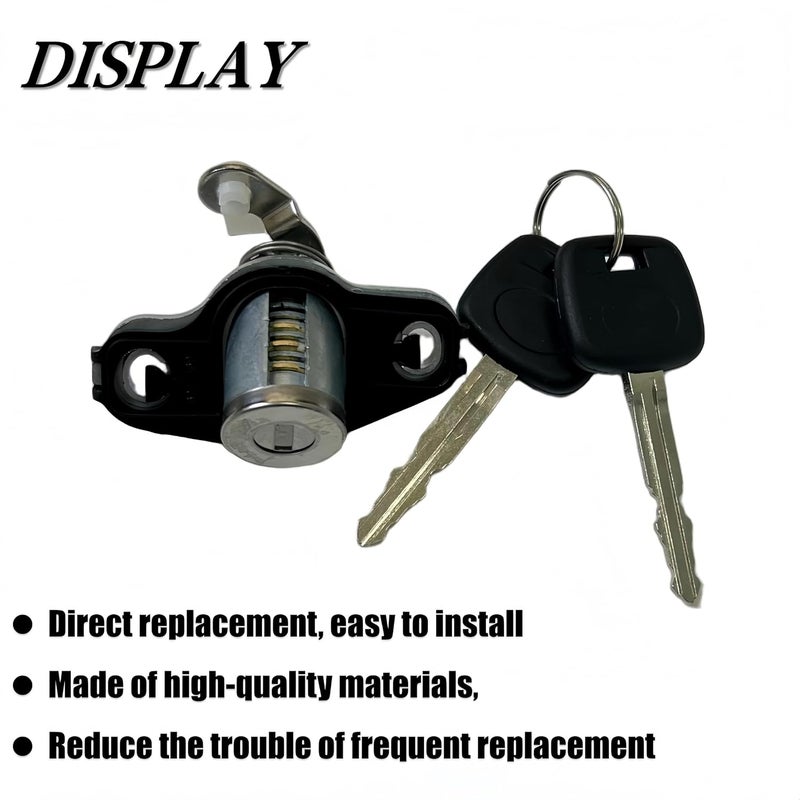 PMFCA Trunk Lid Lock Cylinder with 2 Keys Compatible with Toyota Echo 2000-2003 Replace 69055-52100 Trunk Switch Cylinder - Image 4